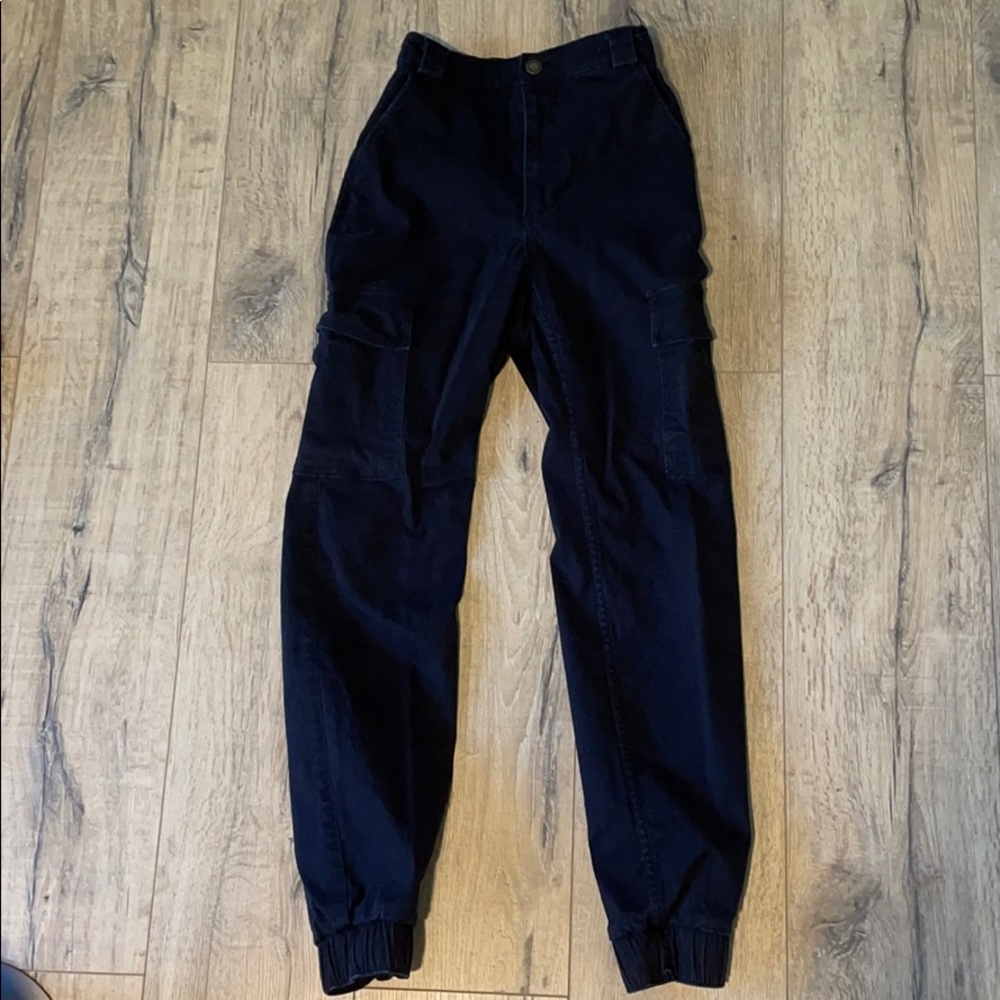 Black Cargo Pants XS